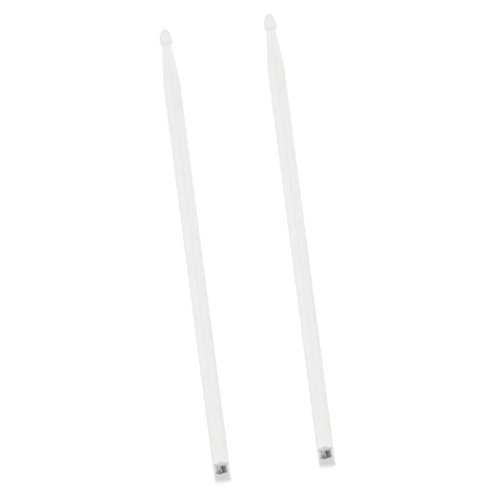 Novelty 2pcs Glows Drum Sticks Mallets Beaters Night Show Stage Performance