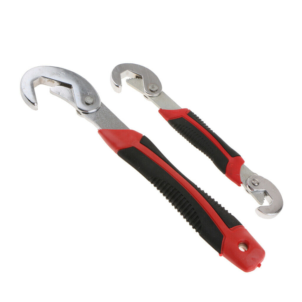 New High Carbon Steel Adjustable Universal Spanners Wrenches 8in/11in Pack of 2