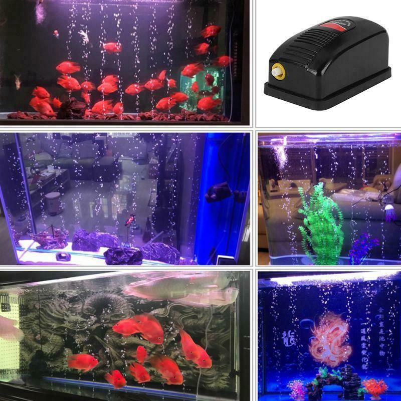 Energy Efficient Aquarium Oxygen Fish Air Pump Mini Ultra Silent Aerator EU Plug