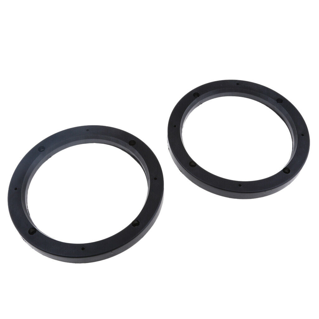 2x 6.5" Plastic Speaker Spacer Adaptor Ring Mounting Bracket for Auto Car