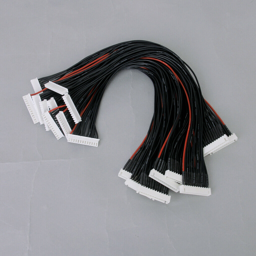 20Pcs JST-XH 8S+12S Lipo Balance Extension Lead Charger Wire Cable 30cm