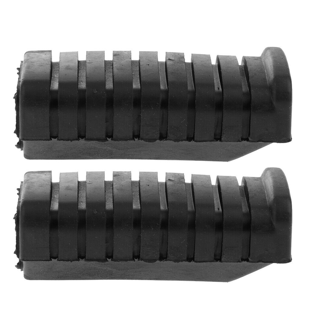 Rubber Nonslip Footrest Pedal Foot Peg Footpeg Covers Set For  WY125 ..