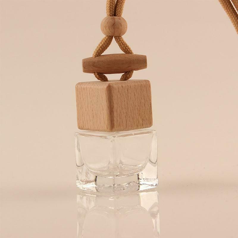 Hanging Fragrance Diffuser Perfume Glass Bottle Car Pendant Ornament