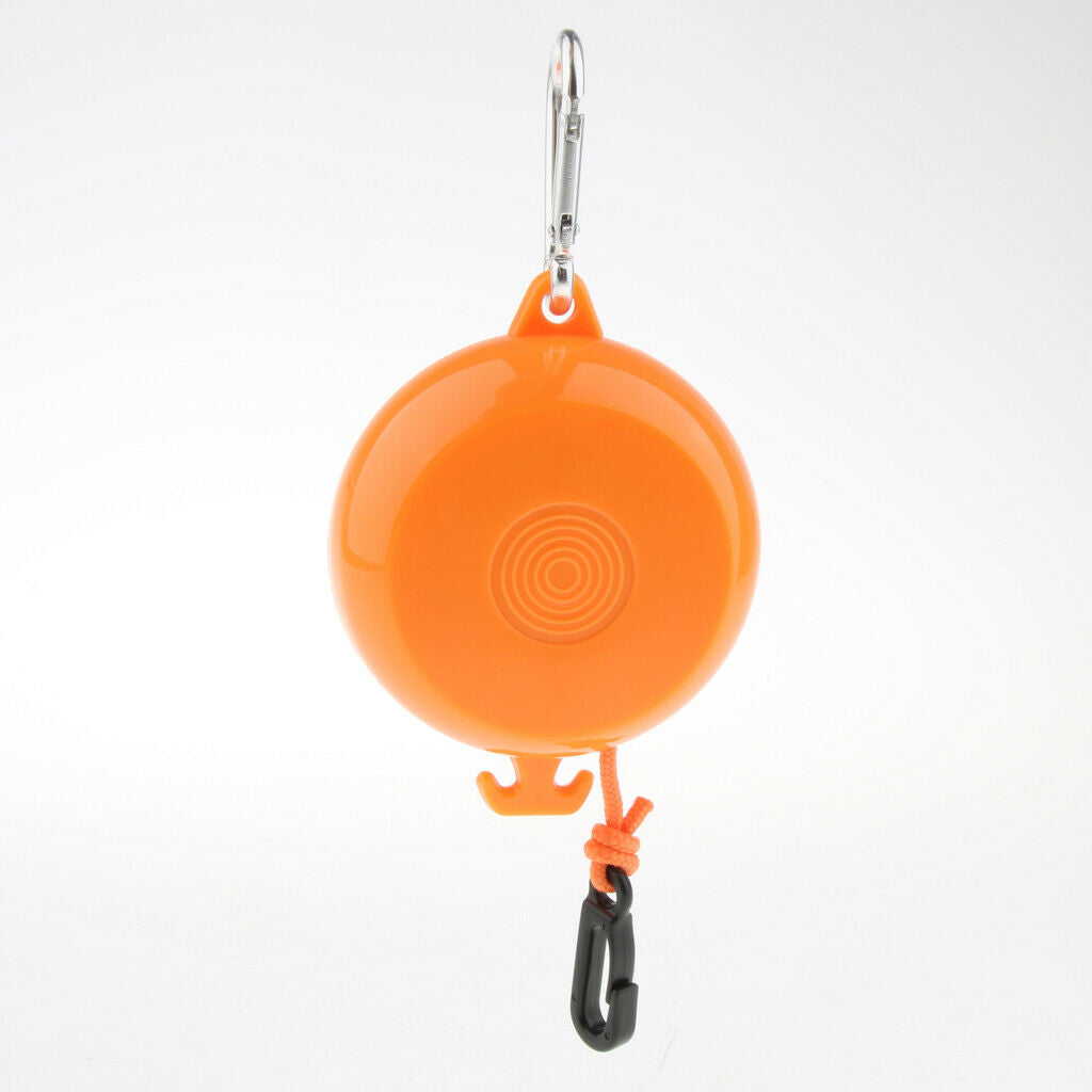 Windproof Clothesline Outdoor Travel Retractable Rope Washing Line 8m,Orange