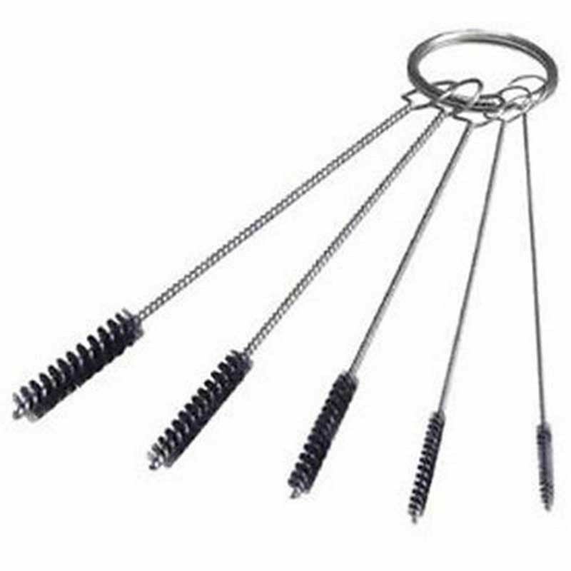 5pcs Round Pipe Tube Cylinder Bores Cleaning Wire Brush Set Stainless Stee.l8