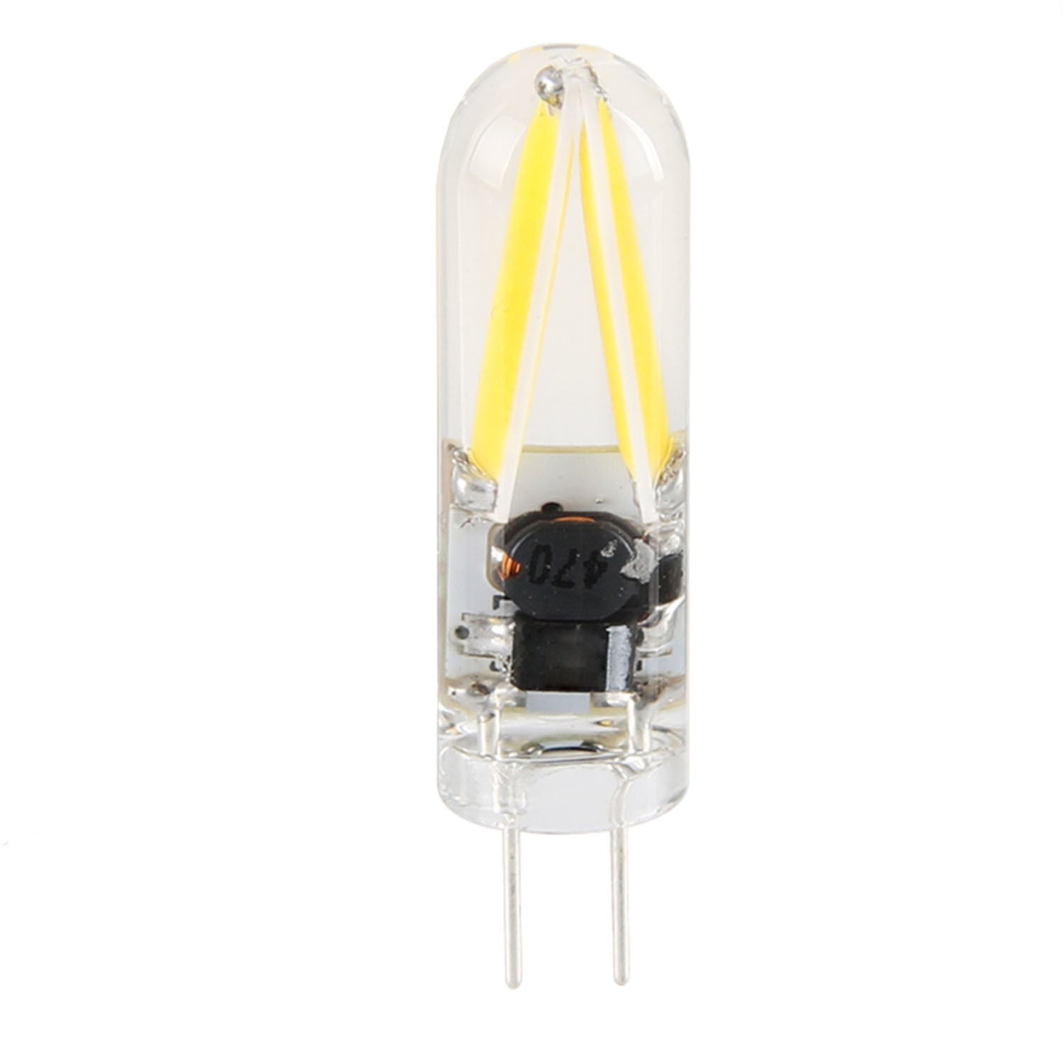 5 * G4 1.5W COB filament LED Bulb Equivalent 15W Incandescent Crystal chandelier