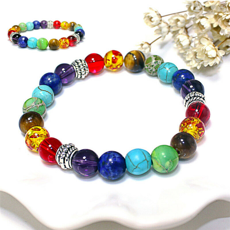 Healing Balance Beads Bracelet Natural Stone Bracelet Jewelry Gif.l8