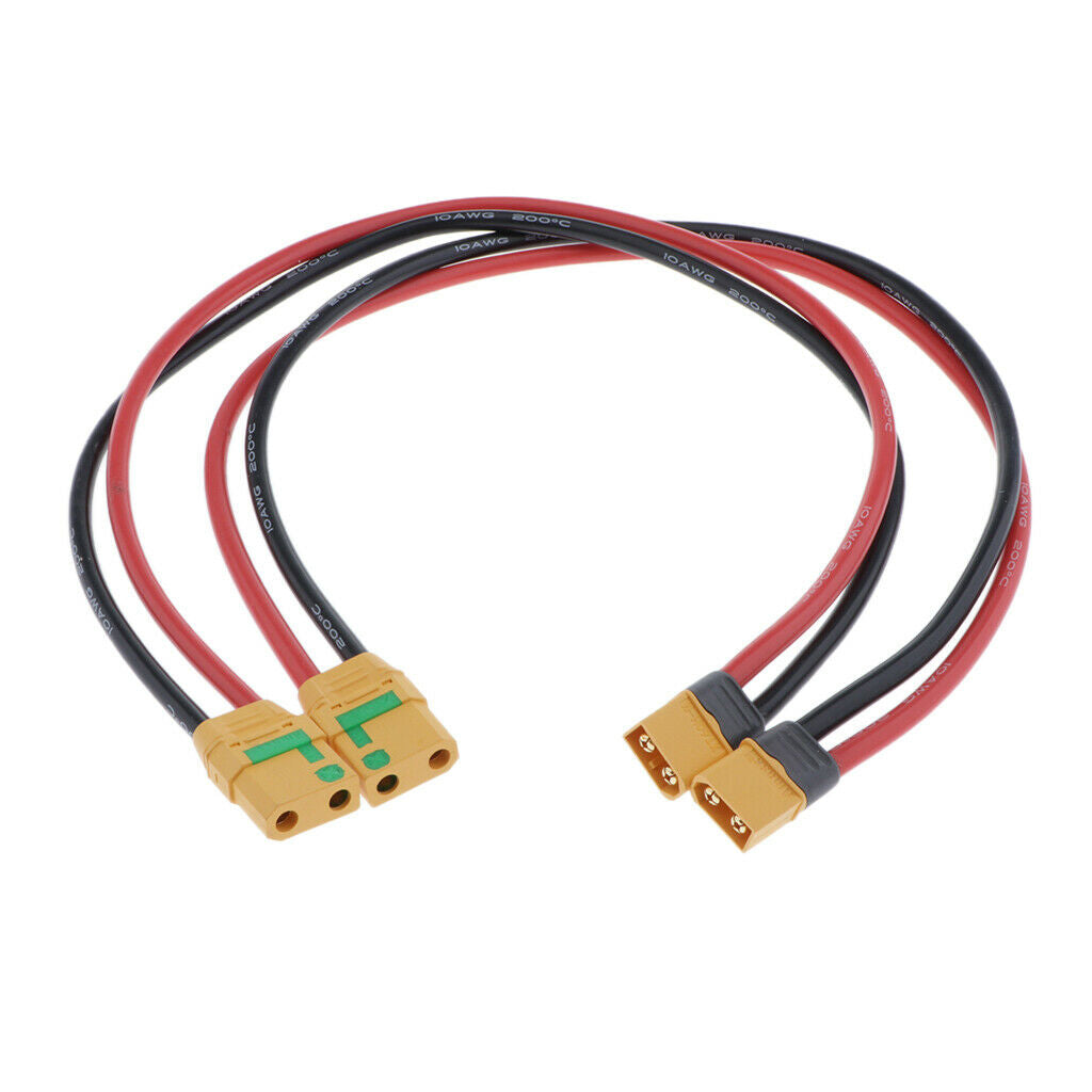 2 Packs Of RC Battery XT60 Male To XT90 Female Adapter Extension Cables