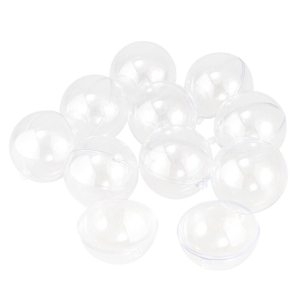 10pcs Fillable Ball Hollow Ball Birthday Decors DIY Window Hanging 5cm