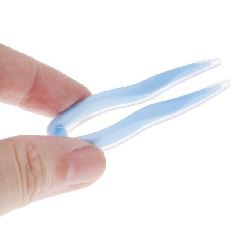 Contact Lens Tweezers Care Travel Clip Clamp Remover Tool Tips Random Color Kit