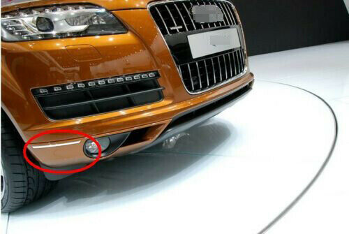 Fit for Audi Q7 2010-2015 Fog Light Trim Driving Lamp Spoiler Trim LEFT + RIGHT