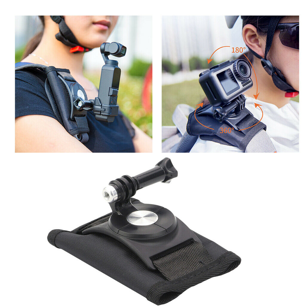 Backpack Shoulder Strap Bracket for Osmo Action Pocket GoPro Action Camera