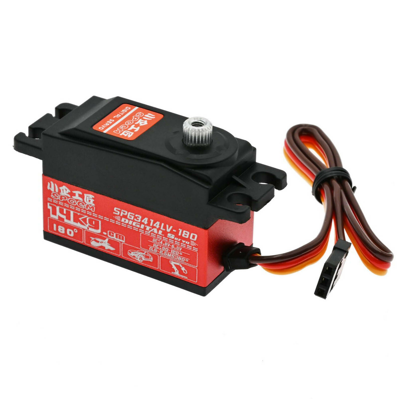 SPG3414LV 14KG Servo Motor for RC Buggy Trucks Fixed-wing Aircraft Accs