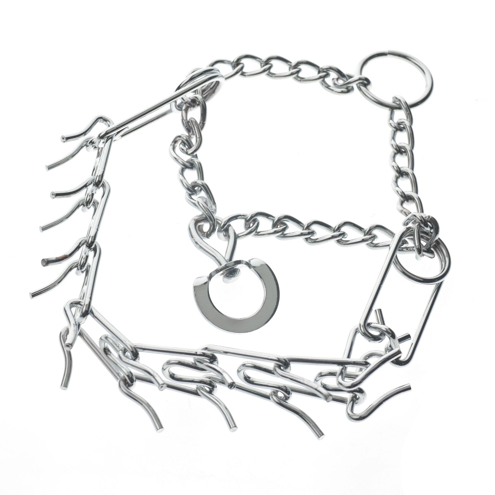 Dog Training Obedience Choke Chain Spike Collar Pit Bull German Shepherd 45cm X1