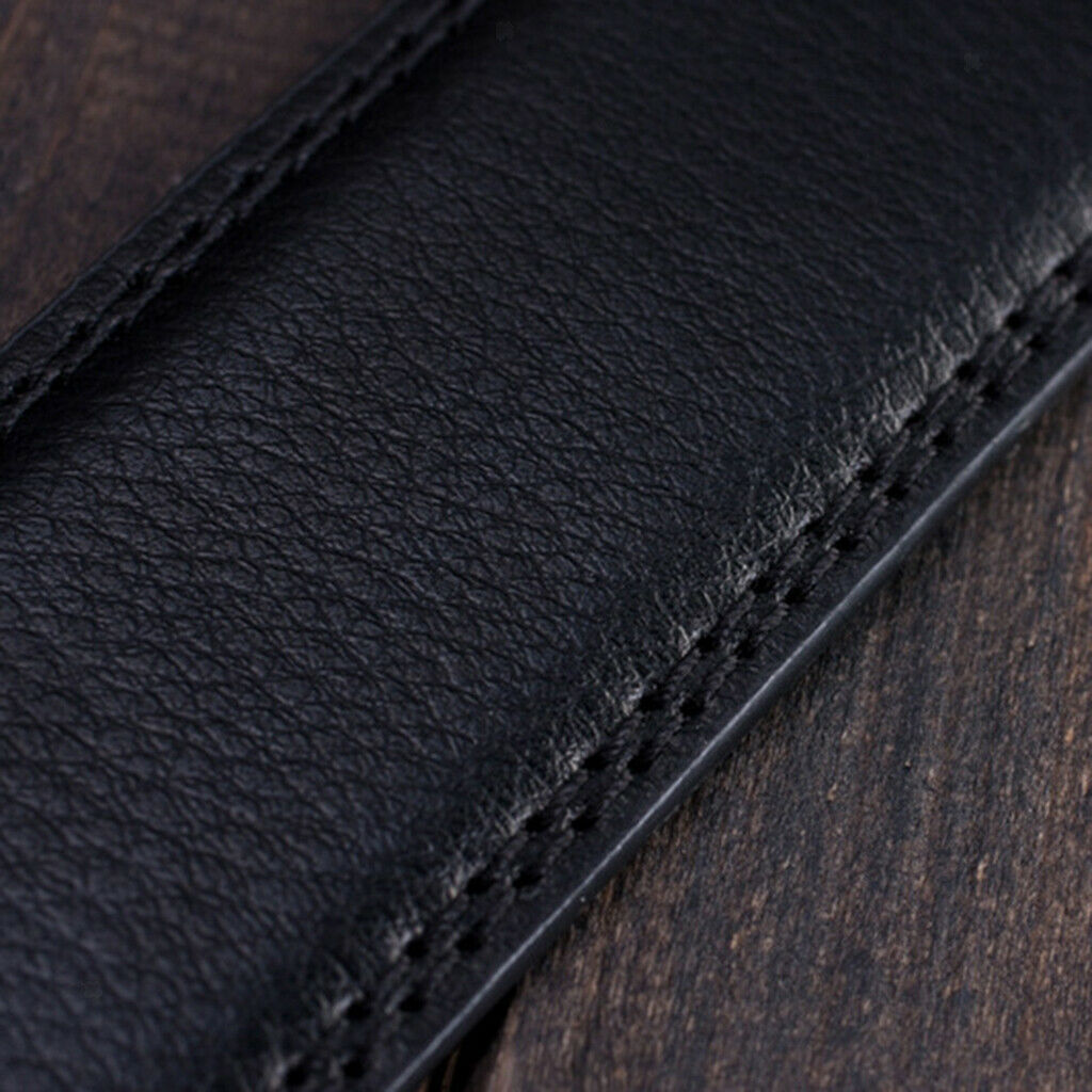 Men's Black Ratchet Replacement Belt Dress Belt without Buckle 1 3/8" 120cm