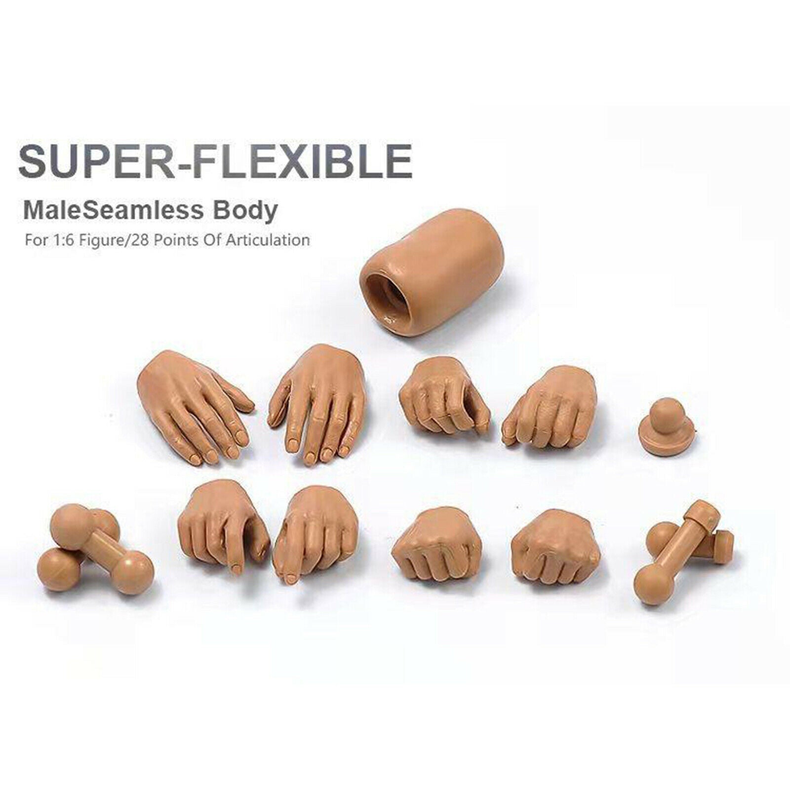 1/6 Male Narrow Shoulder Body Figures Male Muscle Body Toys for HT DAM