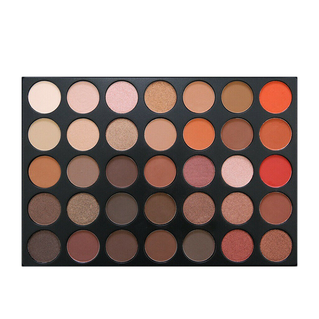 35 Colors Eyeshadow Palette Glitter Matte Shimmering Pigmented Eye Shadow 07