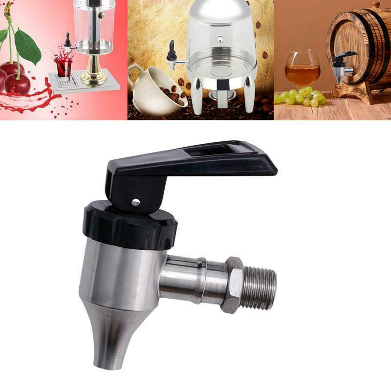 Stainless Steel Drink Dispenser Plastic Coffee Valve Wine Barrel Faucet / Spigot