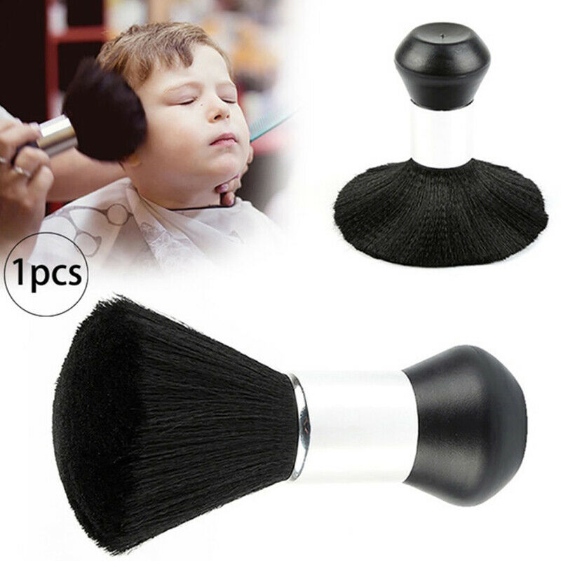 Soft Black Neck Duster Barber Hair Cleaner Brush Salon Hairdressing Styli.l8