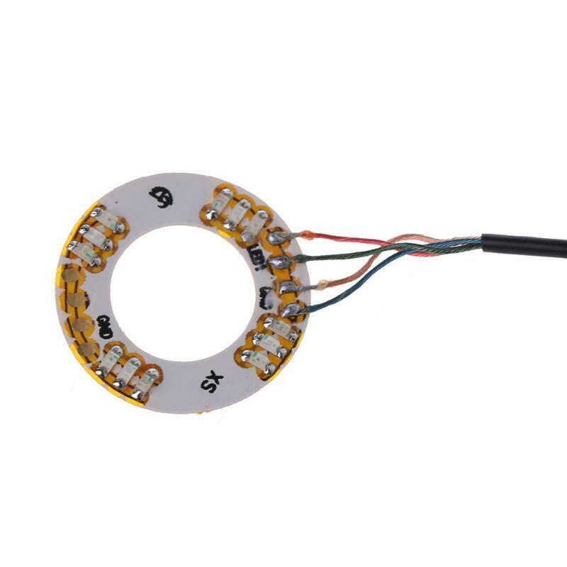 Analog Thumb Sticks Joystick Caps LED Light DIY For PS4 Platstation 4 Controller