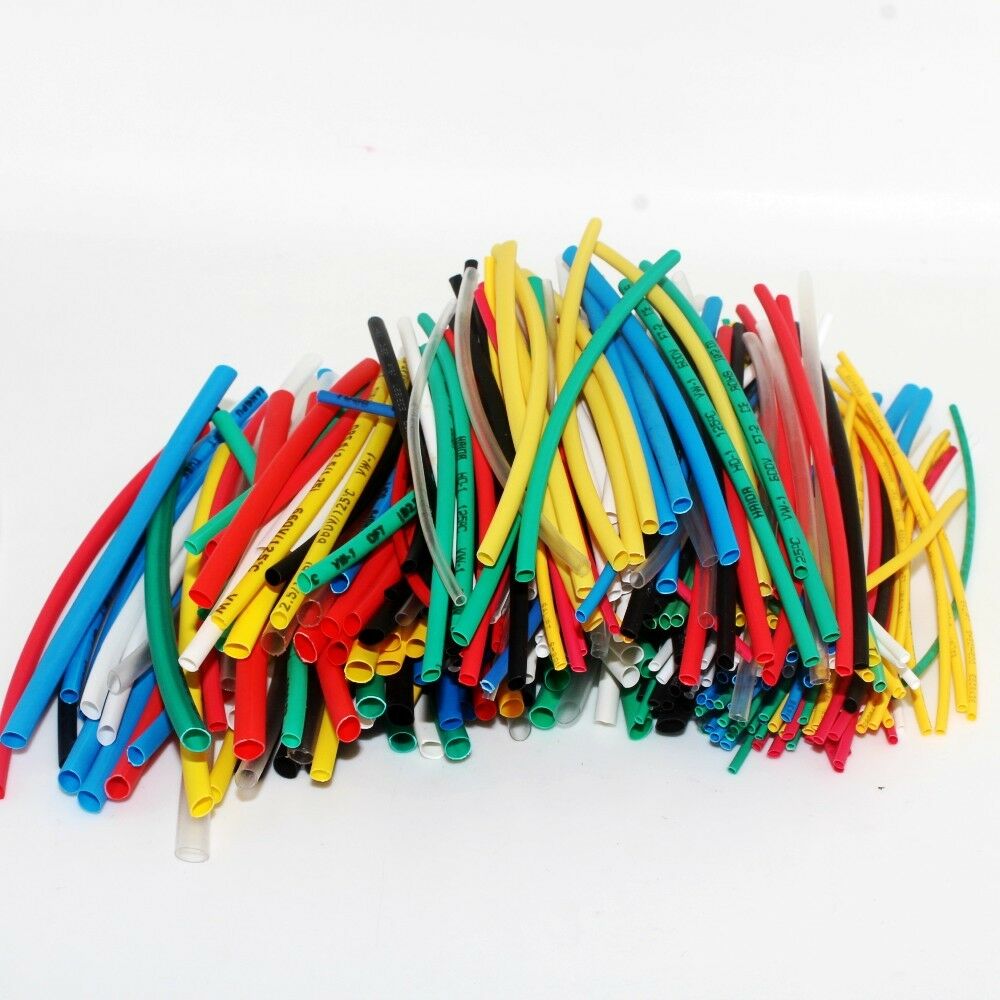 315Pcs 7 Color Heat Shrink Tubing Sleeving Wrap cable Assorted 2:1 1 2 3 mm