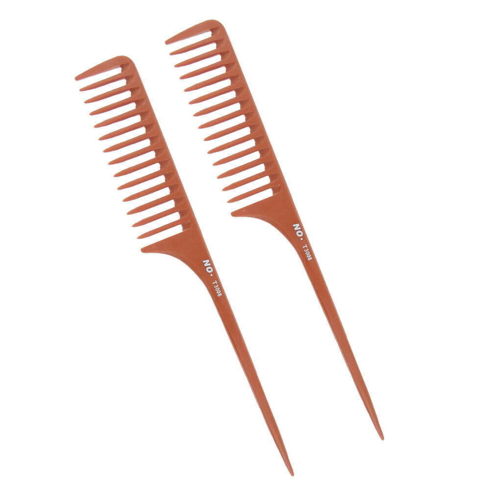 2 Pieces Anti-static Long Hair Styling Combs