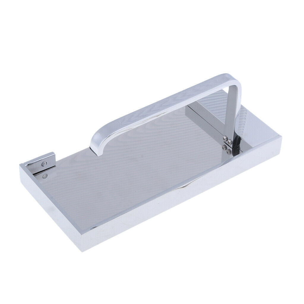 Stainless Steel Toilet Roll Tissue Paper Holder with Phone Storage Shelf