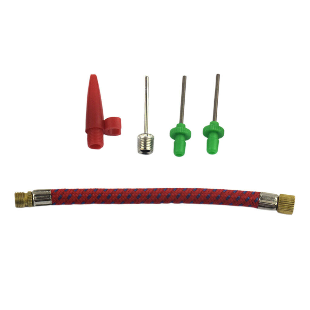 5 Packs Needle Valve Connector Pump Adaptor Set for Bicycle Tyres