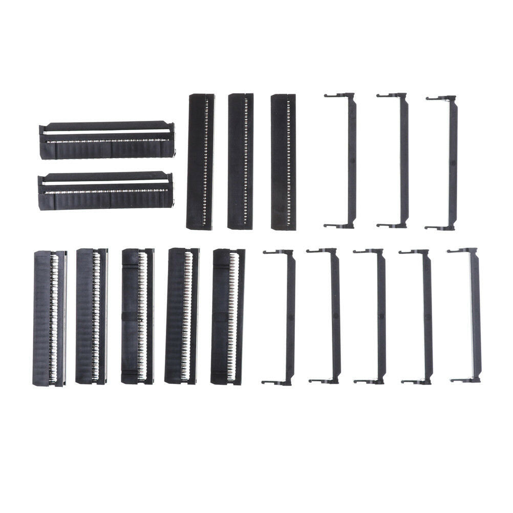 10Pcs FC-40P Dual Row 40 Pin IDC Socket Connector Female Header XjSJCA