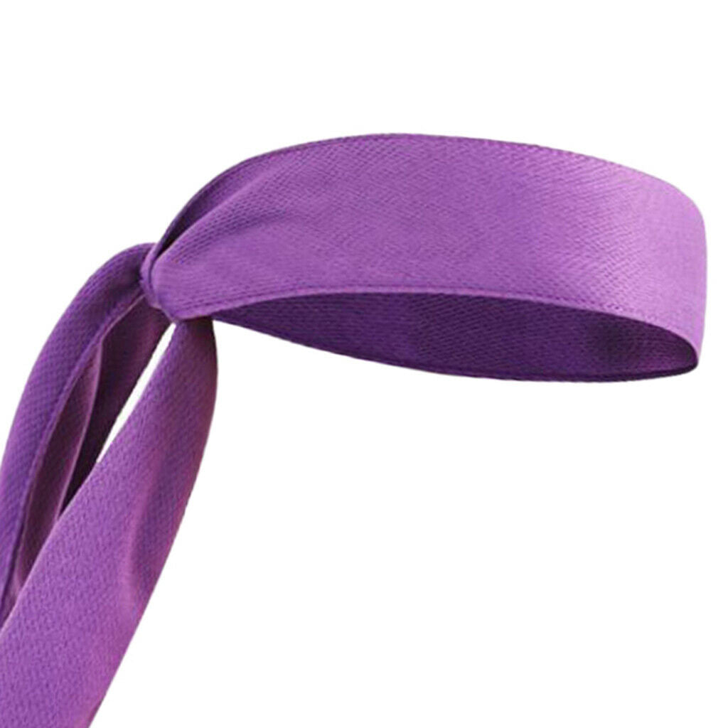 3x Fashion Stretch Sweatband Hairband for Tennis Fitness Gym Basketball