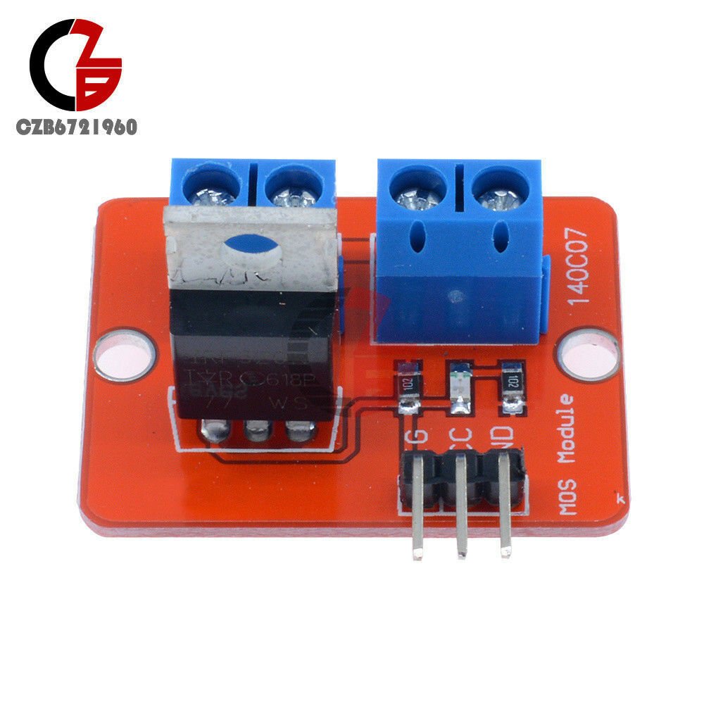 10Pcs MOSFET Button IRF520 MOSFET Driver Module for Raspberry pi Arduino ARM