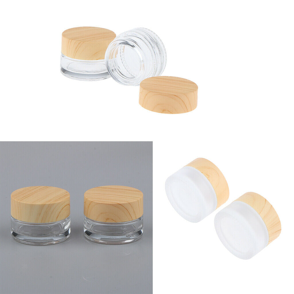 4Pcs Empty Jar Mini Cosmetic Bottle  Make Up Tin Lotions Container 5g