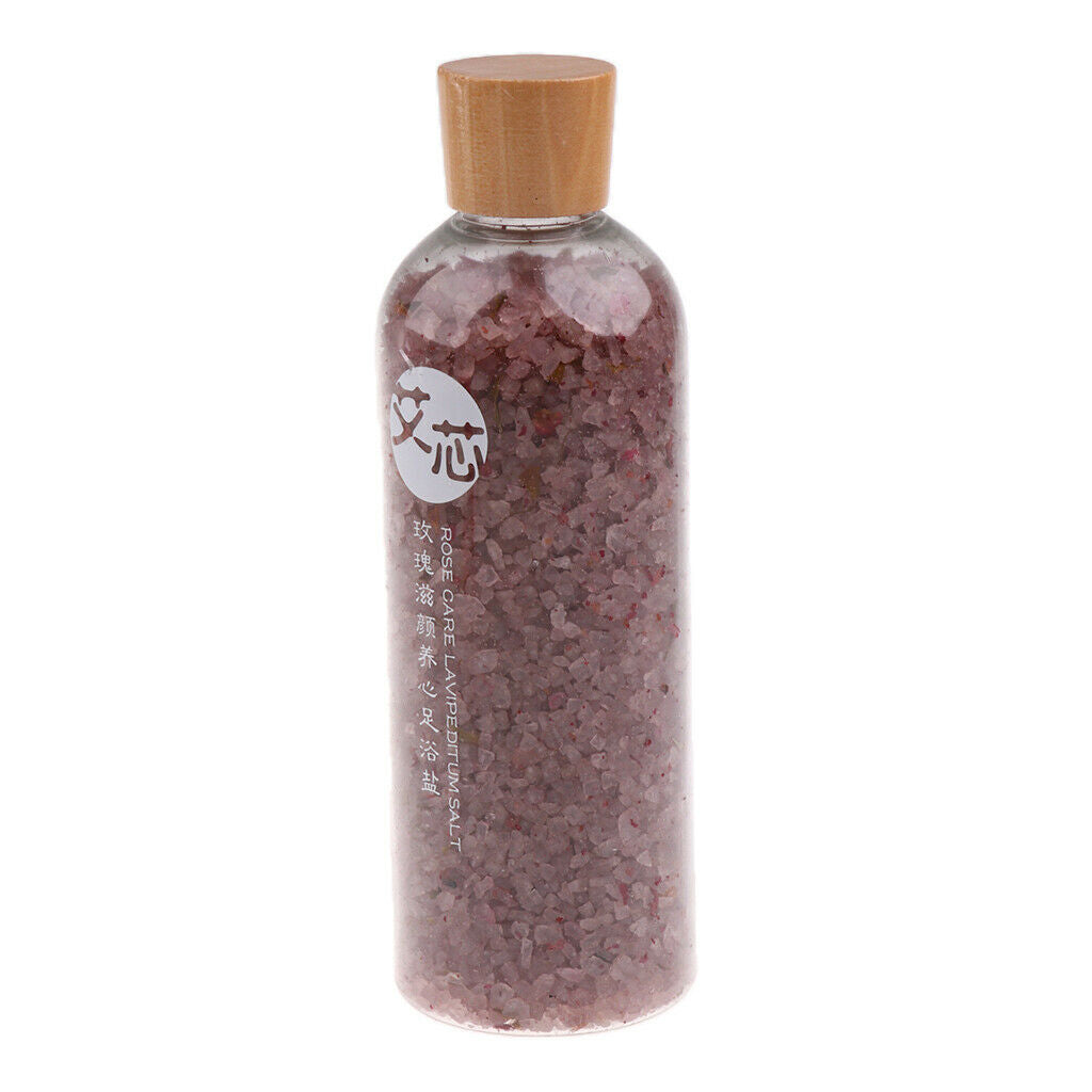 420g Pedicure Foot Soak Callus Hard Dead Skin Remover Bath Salt Rose