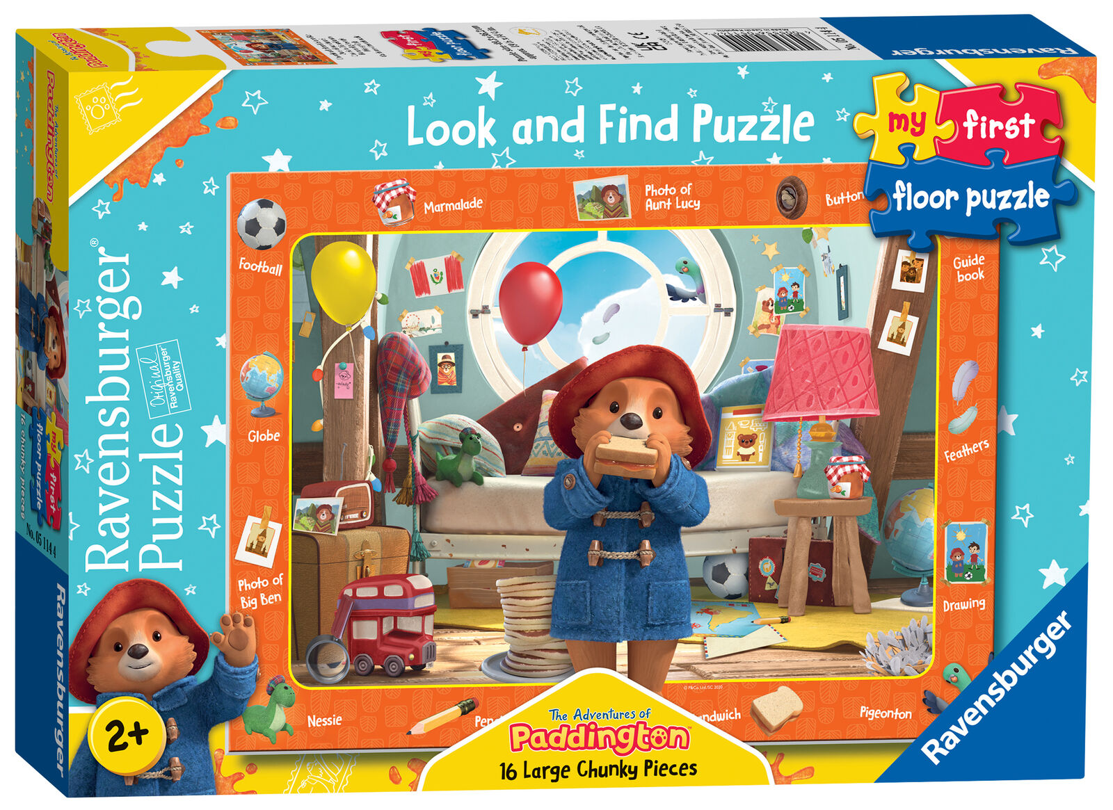 05114 Ravensburger Paddington Bear My First Look & Find Floor Puzzle 16pc 24m+