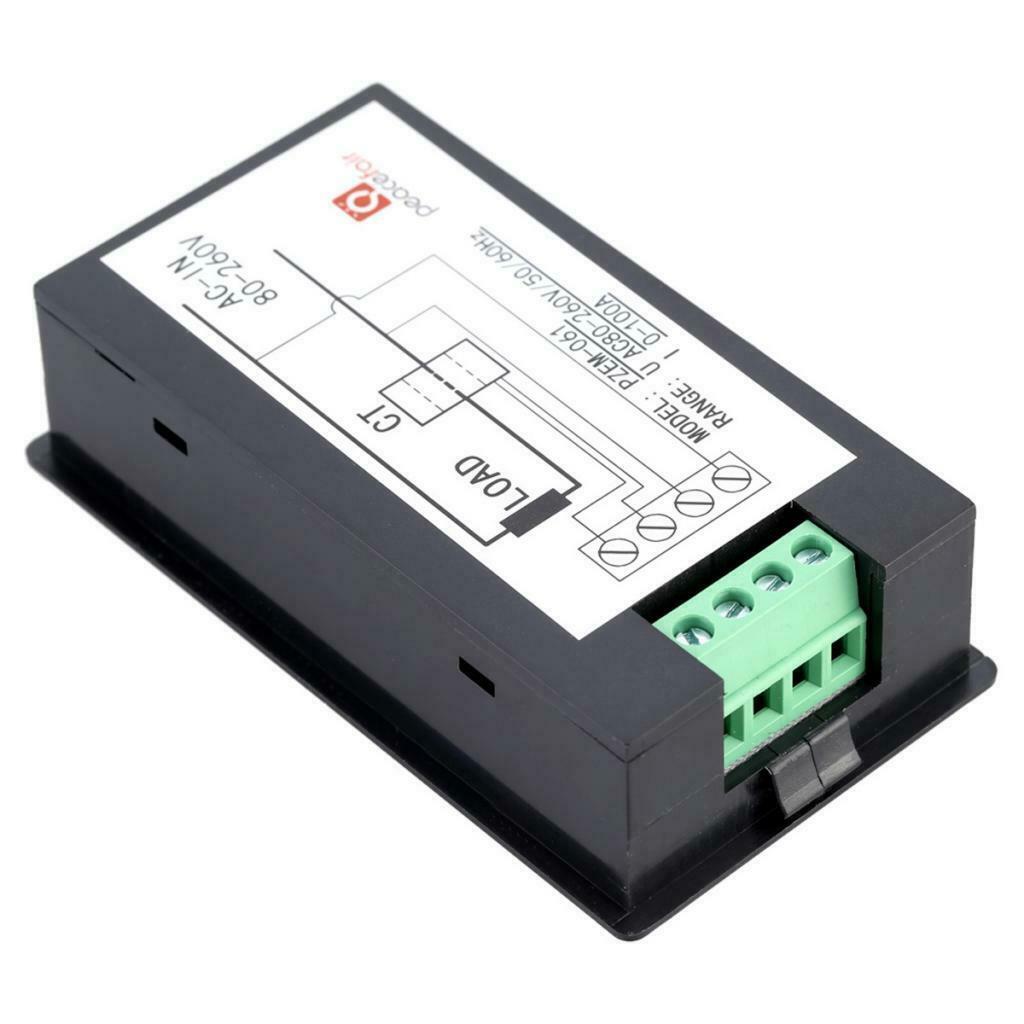 Digital display voltmeter ammeter voltage display ammeter