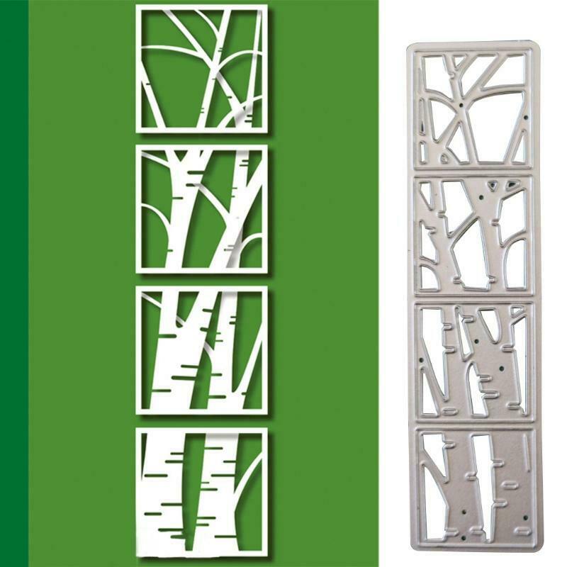 Window Tree Metal Cutting Dies Stencil Scrapbooking DIY Album Stamp Paper Card