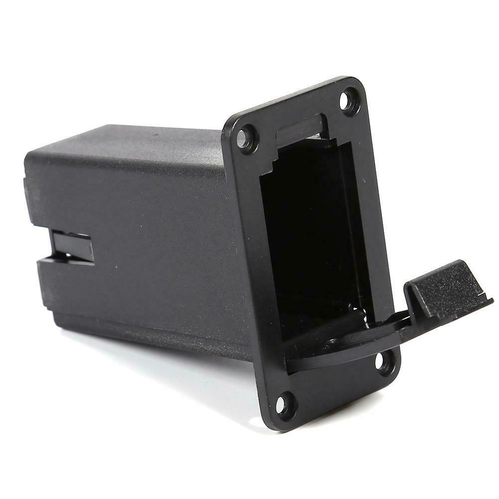 1pc Black Plastic Bass Pickup Active Guitar 9V Battery Box Guitar Accessory @