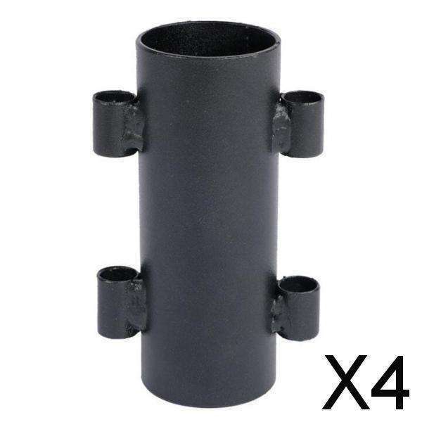 4X Metal Canopy Pole Holder Tent Building Rod Support Stand Outdoor Camping