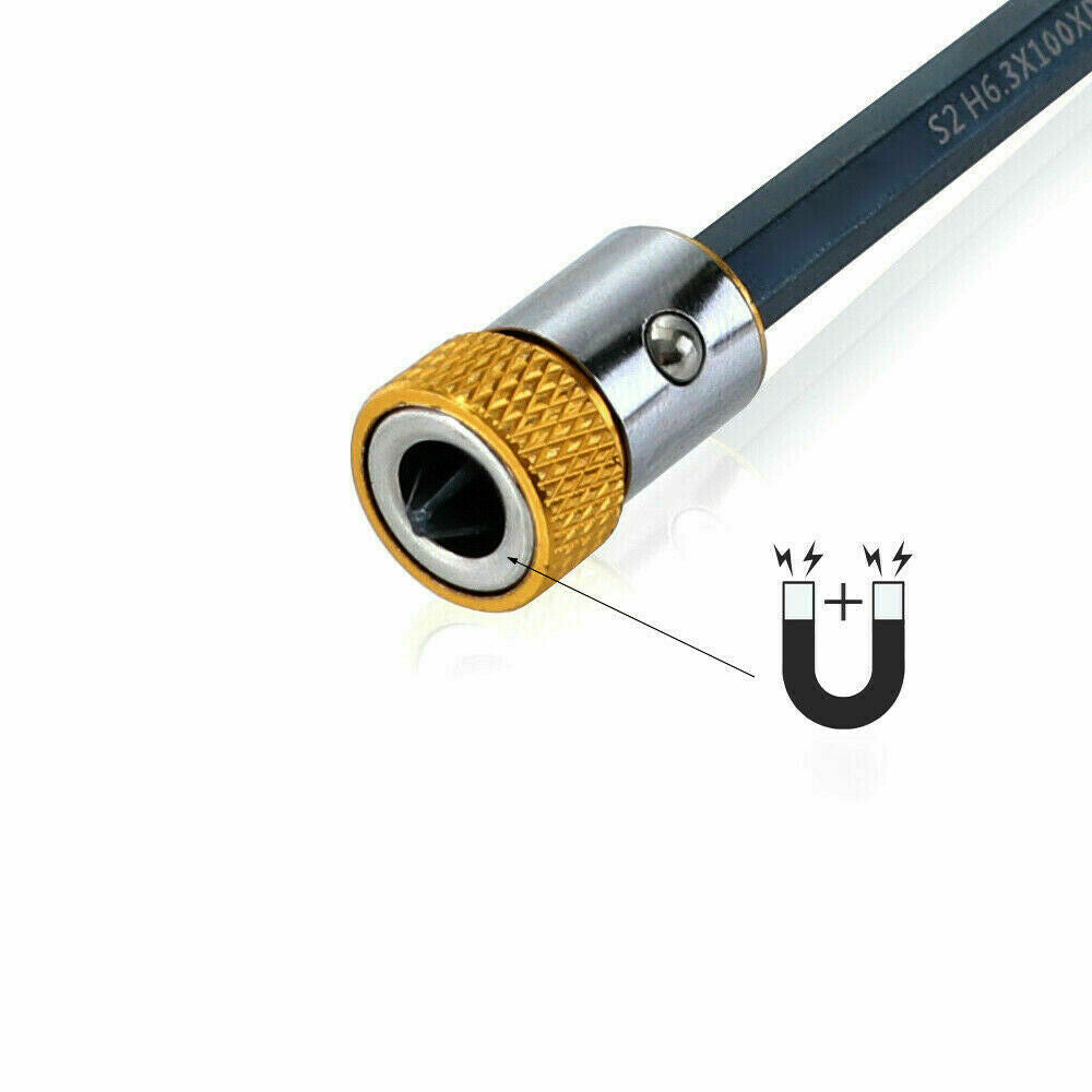 5x Magnetic Drywall Bit Holder 1/4" Hex Drive Shank Drill Screw Driver USA