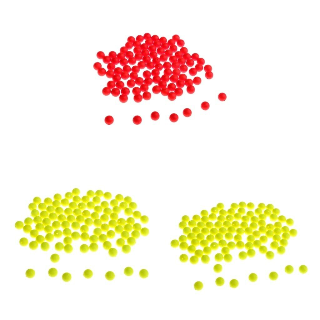 300x Round 8.3mm Fishing Bobbers Floats Beads Strike Indicators Trackle