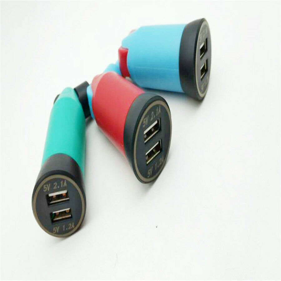 Dual USB Charger For BMW Hella  / DIN Motorcycle Power Adapter Plug 5V 3.3A