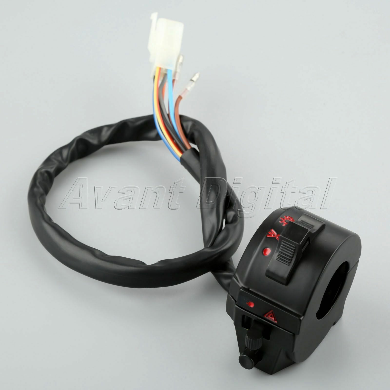 2X Aluminum  7/8" 22mm handlebar Left & Right Side Control Switch For motorcycle