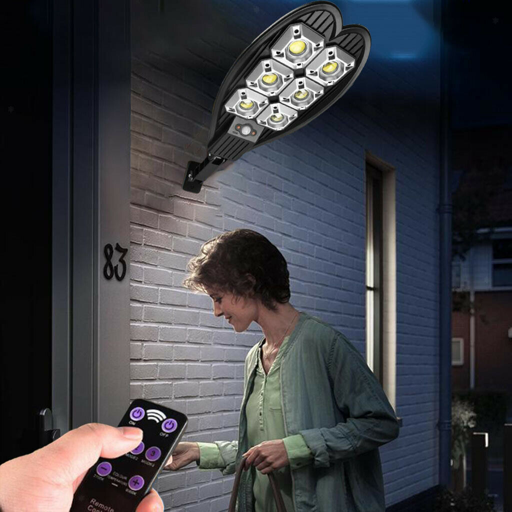 Wireless LED Solar Street Lights Outdoor Lamp for Garden Driveway Yard