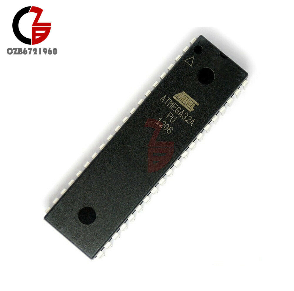 10PCS ATMEGA32A-PU ATMEGA32 AVR MCU 32K FLASH 16MHZ DIP-40 ATMEL IC