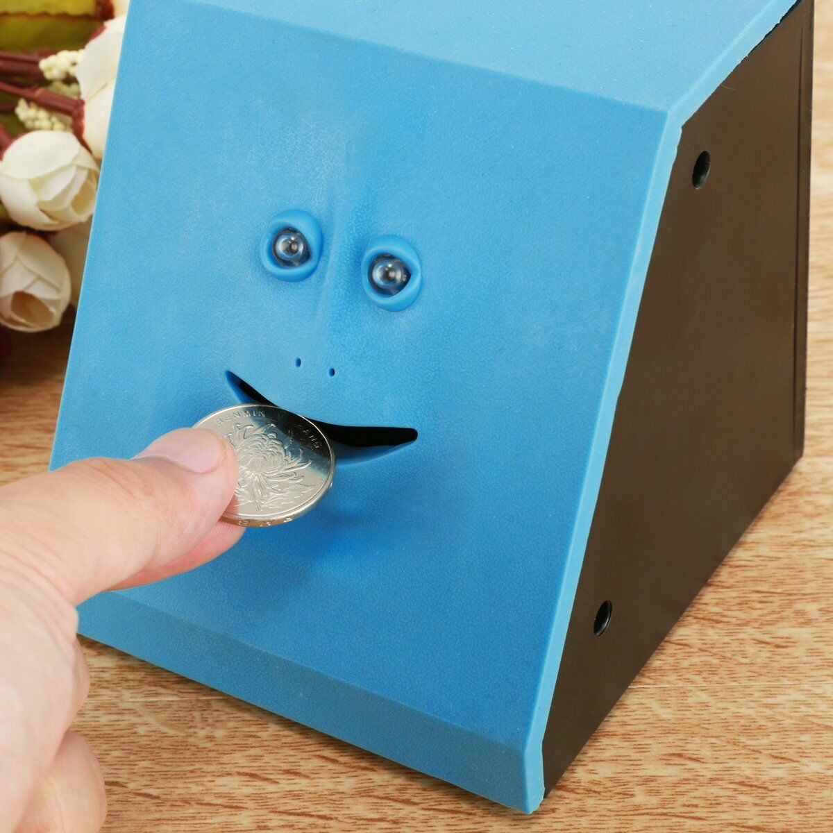Funny Facebank Sensor Face Bank Saving Eating Money Coin Box Bank For Kids Gifts