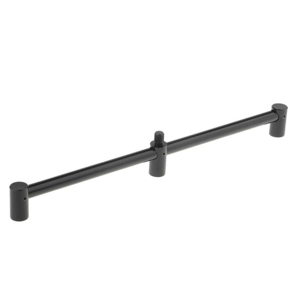 Carp Fishing Buzz Bar Fishing Rod Pod Holder Buzzer Bar for 3 Rods Black