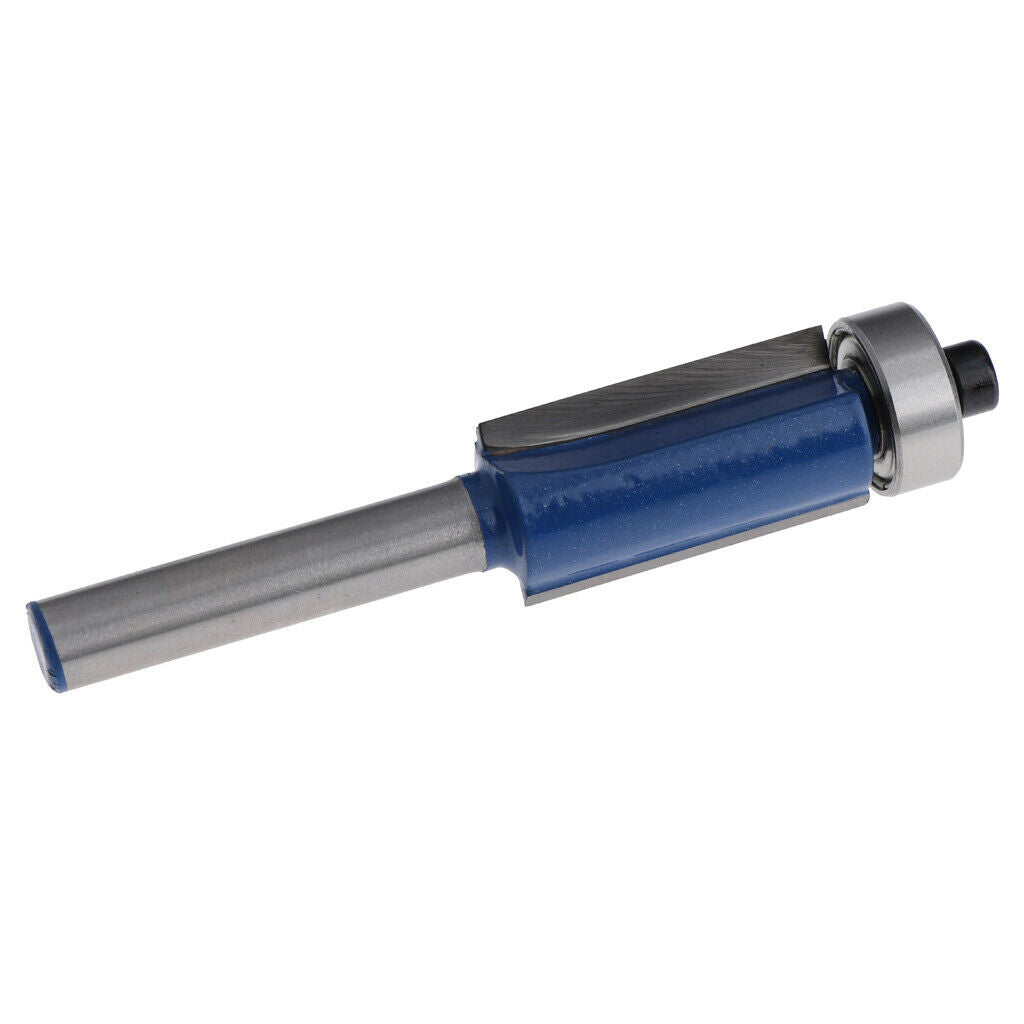 1/4''Shank Flush Trim Router Bit Milling Cutter End Bearing Woodworking Tool