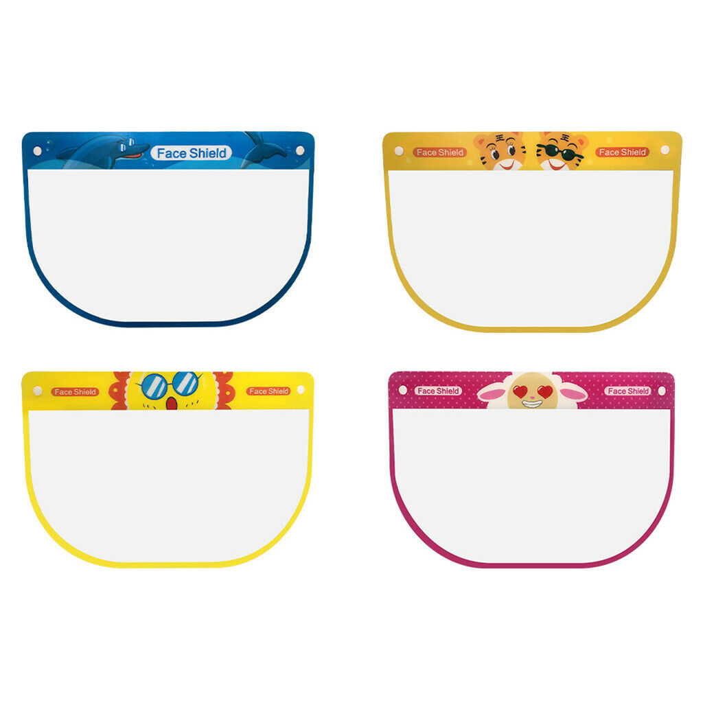 5Pcs Kids Clear Safety Full Face Shield Cover All-Round Visor   Protector