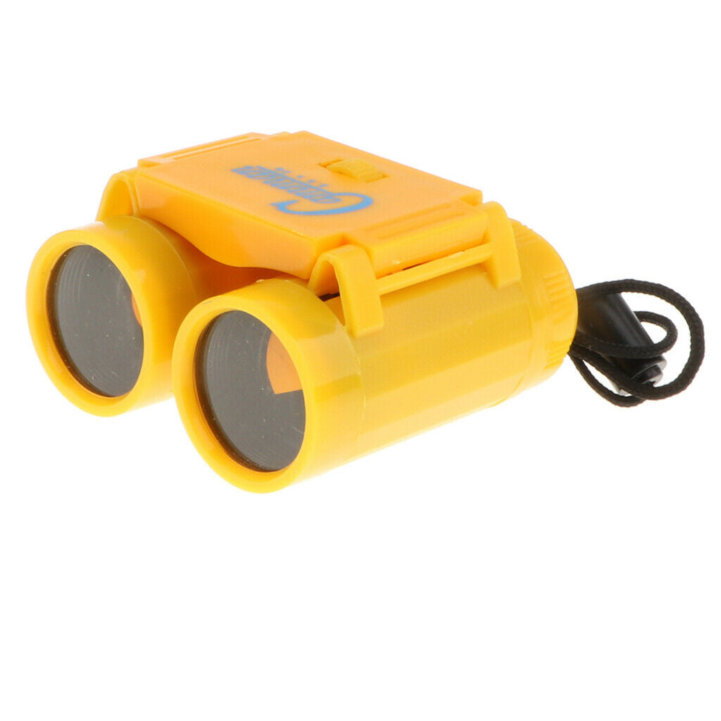 4 Pieces Portable 26mm 2.5X Plastic Binoculars Telescope Kids Science & Nature