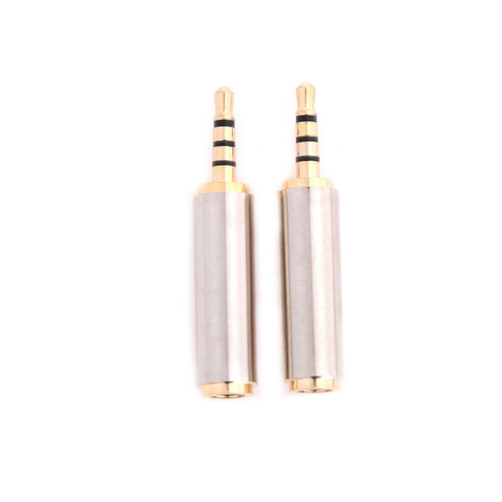 2pcs Headphone Converter Plug 2.5mm Male to 3.5 mm Female audio Adapte.l8